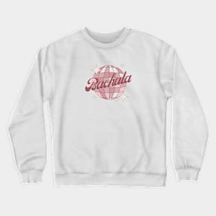 New Bachata Design Retro Comic Style in pink Crewneck Sweatshirt